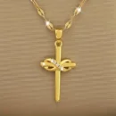 Eternal Faith Cross with Infinity Design – Christian Necklace