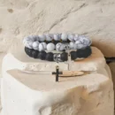 Divine Pearl Cross Bracelet – Christian Bracelet
