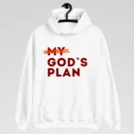 God's Plan  | Premium Christian Hoodie - White