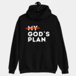 God's Plan  | Premium Christian Hoodie - Black