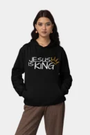 Jesus is King (Crown)  | Premium Christian Hoodie