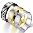 Jesus Name Engraved Band – Christian Ring