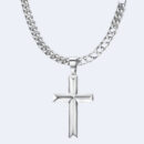 Radiant Majesty Sterling Silver Cross – Luxury Christian Necklace