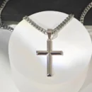 Radiant Majesty Sterling Silver Cross – Luxury Christian Necklace