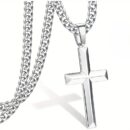 Radiant Majesty Sterling Silver Cross – Luxury Christian Necklace