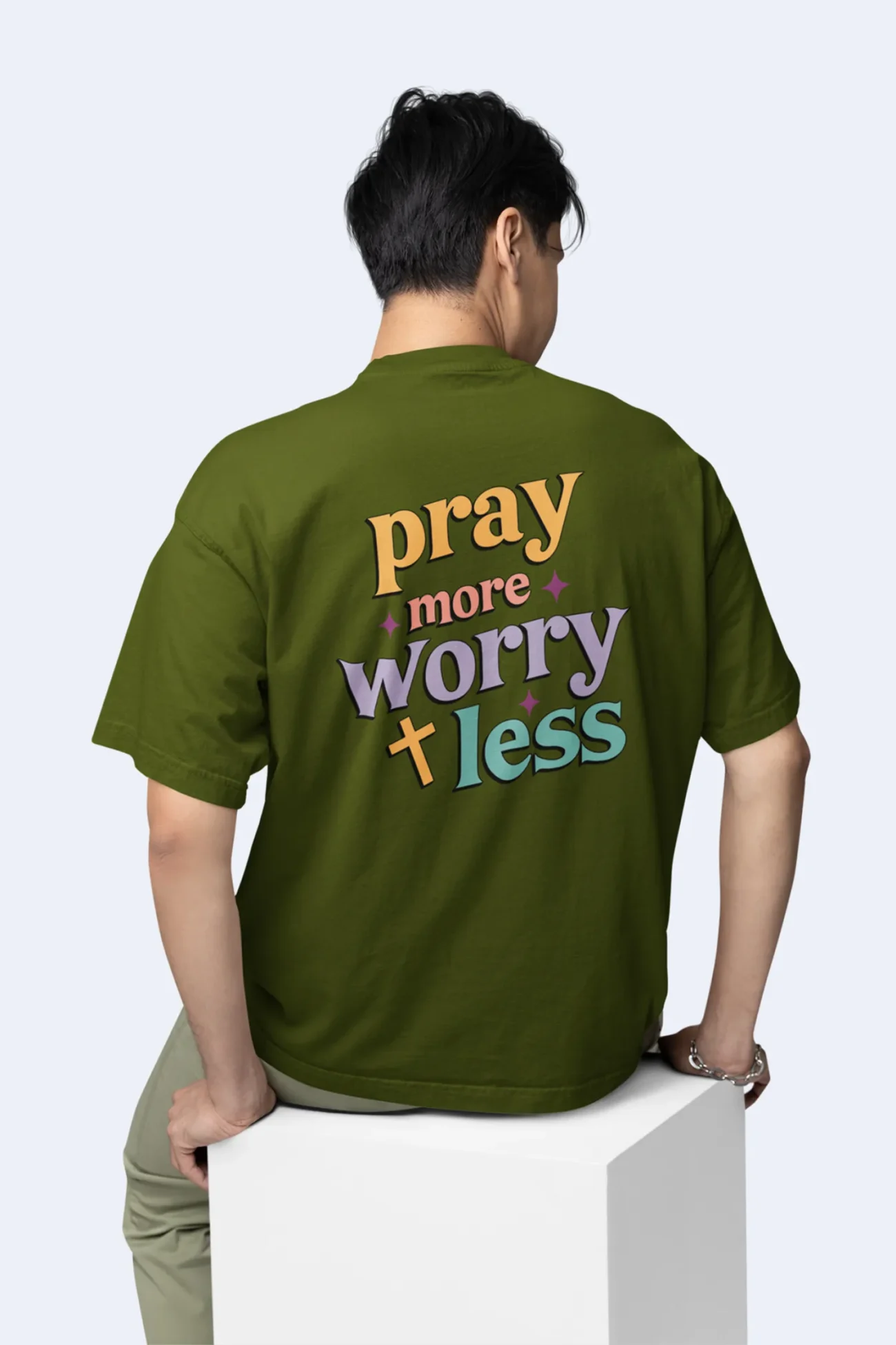 Pray More Worry Less – Christian T Shirt - Image 21