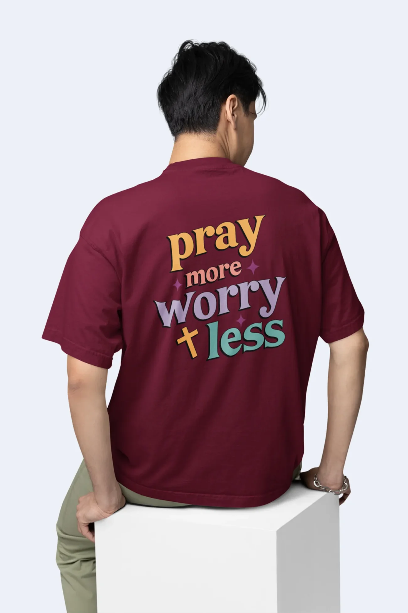 Pray More Worry Less – Christian T Shirt - Image 20