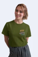 Pray More Worry Less – Christian T Shirt