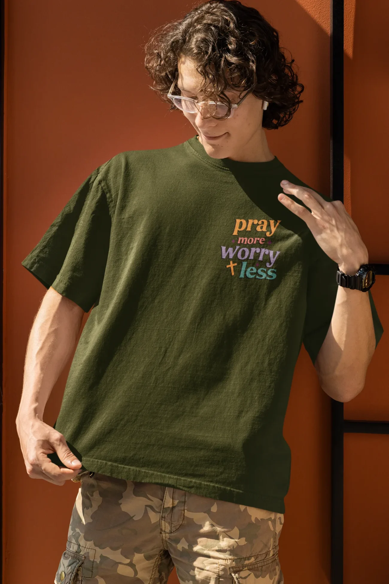 Pray More Worry Less – Christian T Shirt - Image 32