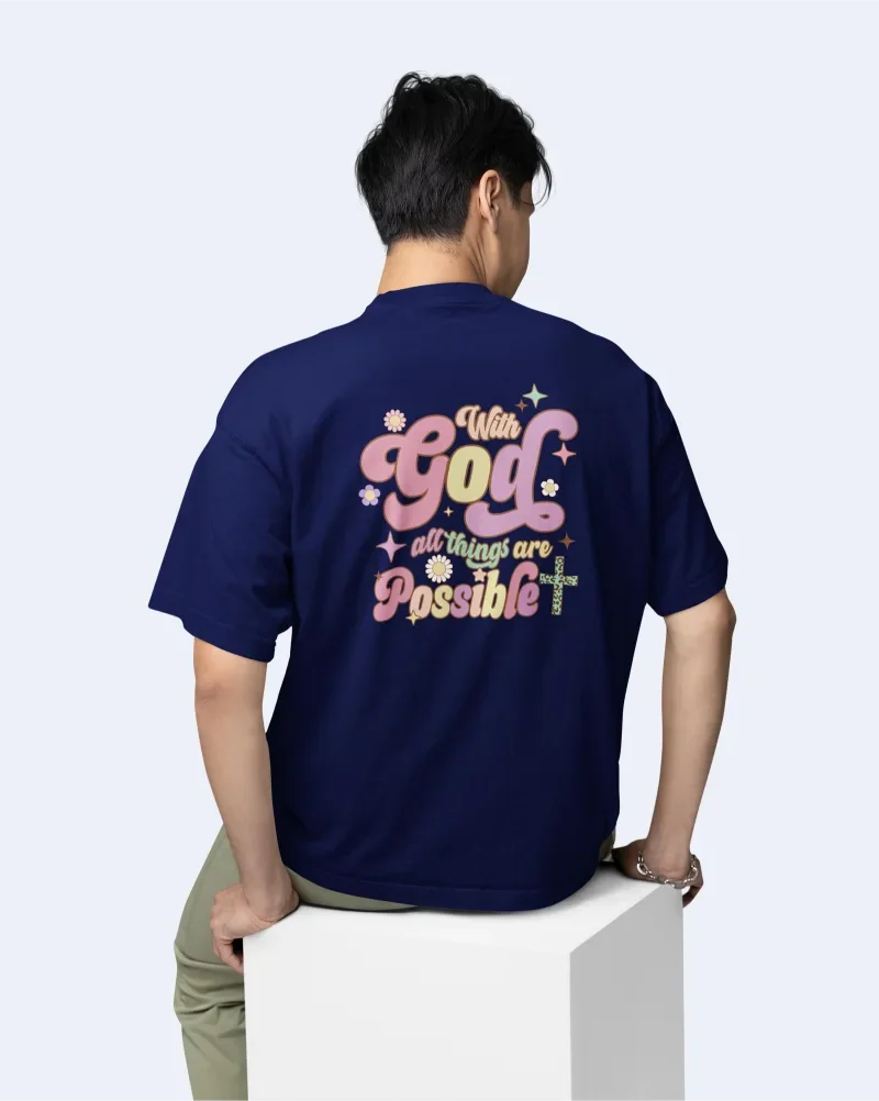 With God All Things Are Possible – Christian T Shirt