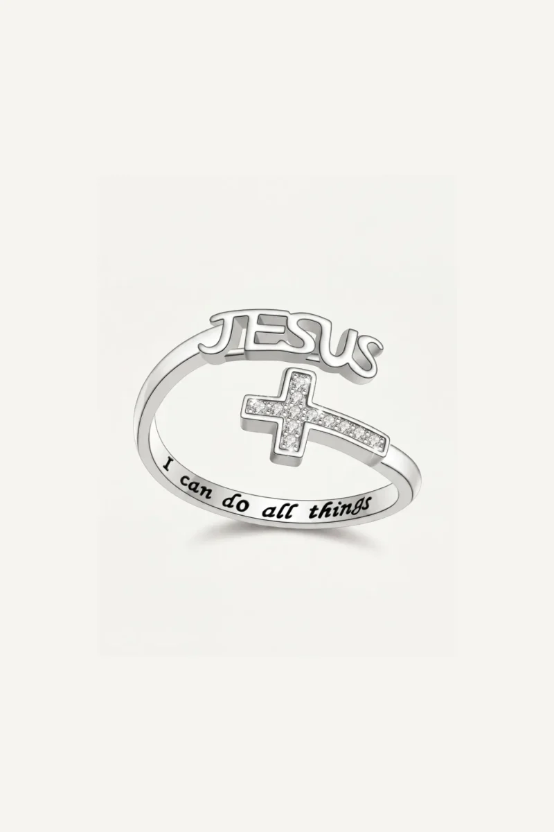Jesus Strength - Christian Faith Ring