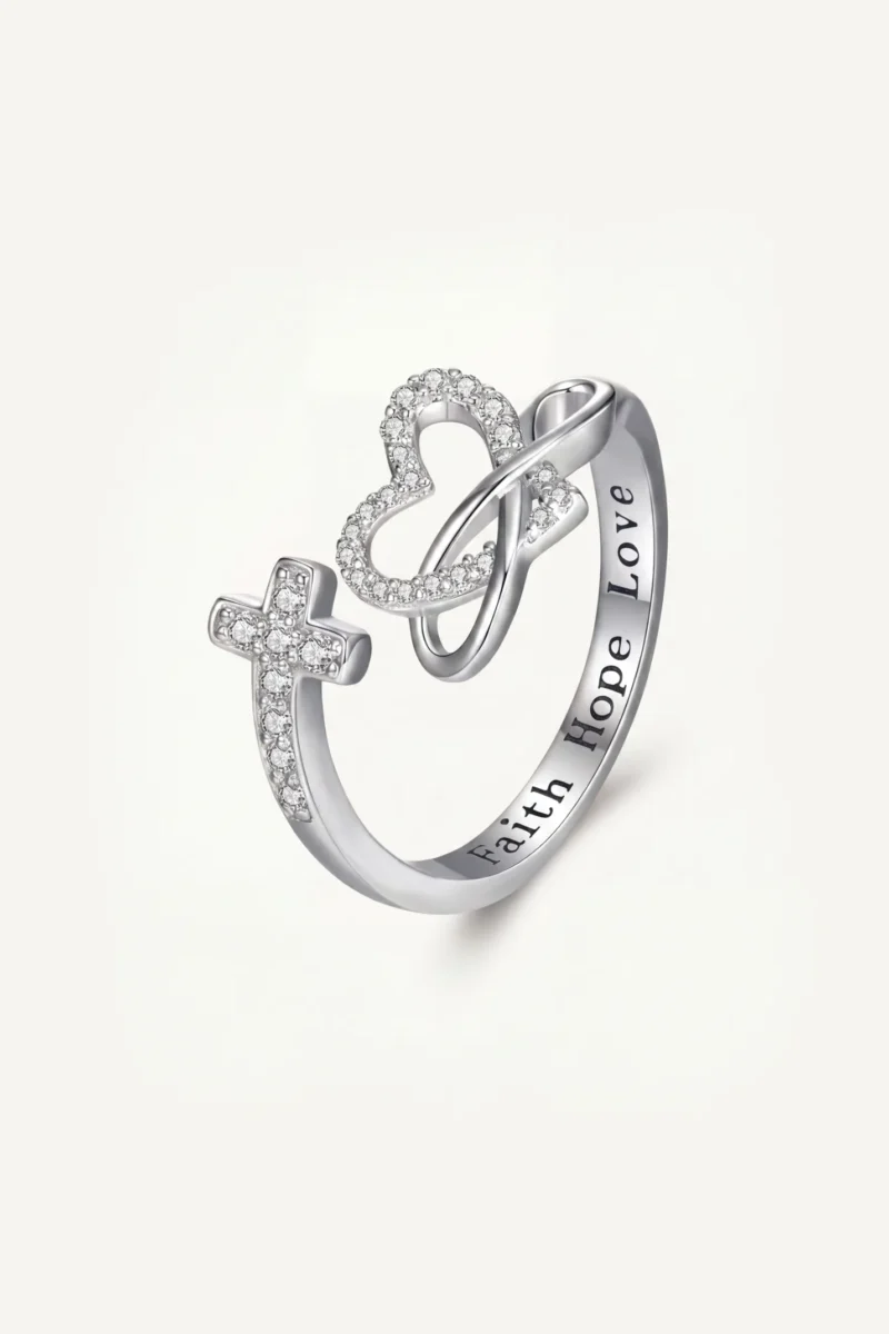 Faith, Hope & Love - Christian Faith Ring
