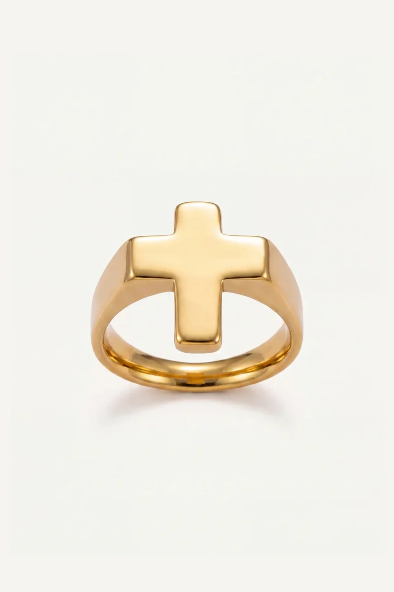 Cross Crown Ring – Christian Faith Ring
