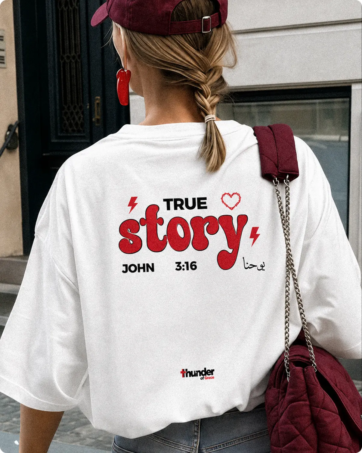 Christian oversized t-shirt