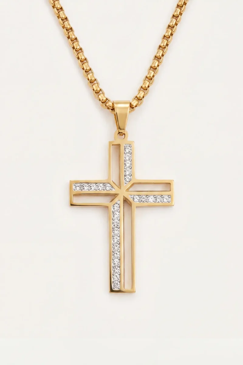 Radiant Faith – Christian Cross Necklace