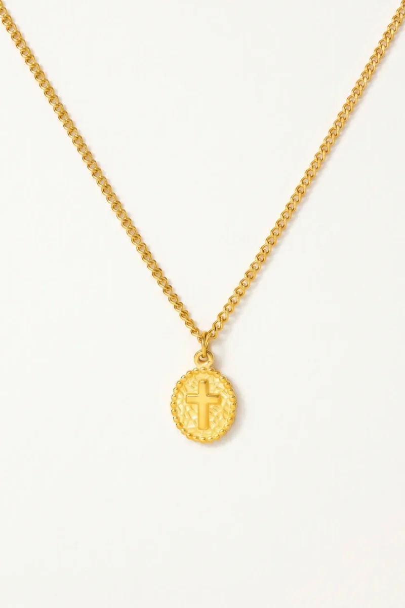 Grace Upon Grace – Christian Cross Necklace