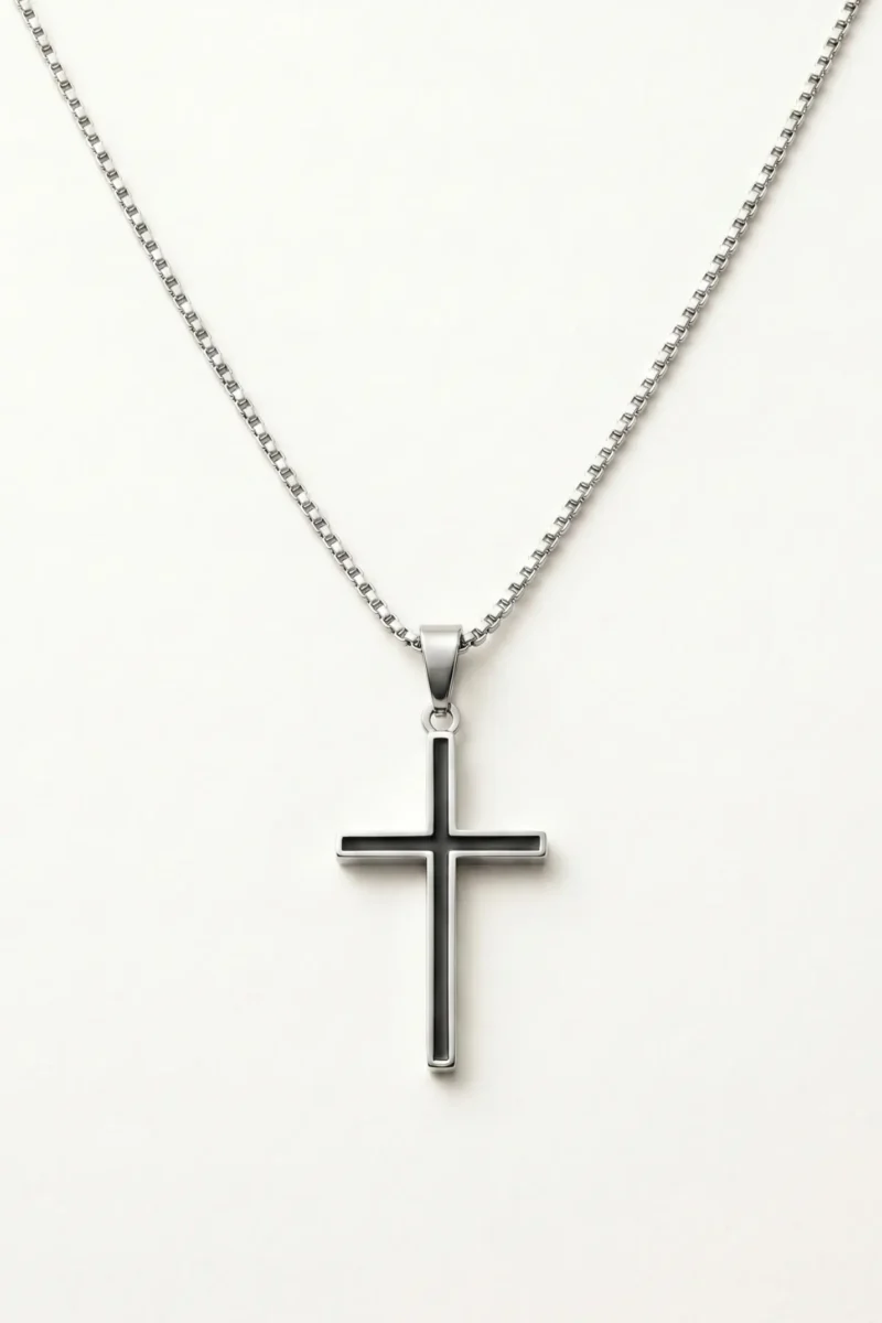 Steadfast Grace – Christian Cross Necklace