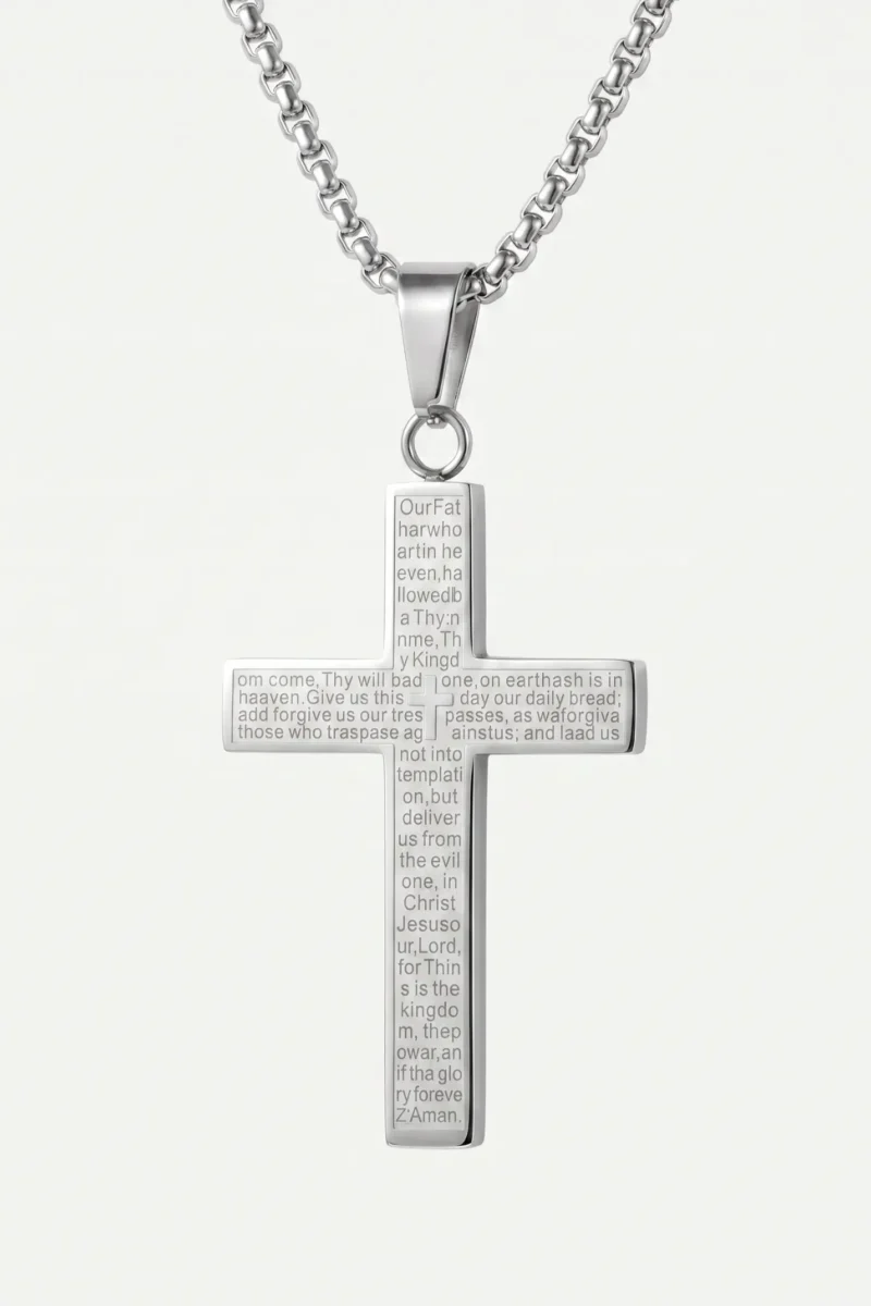 Cross of Scripture – Christian Cross Necklace
