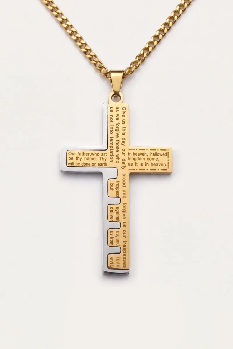 Prayer of Strength – Christian Cross Necklace