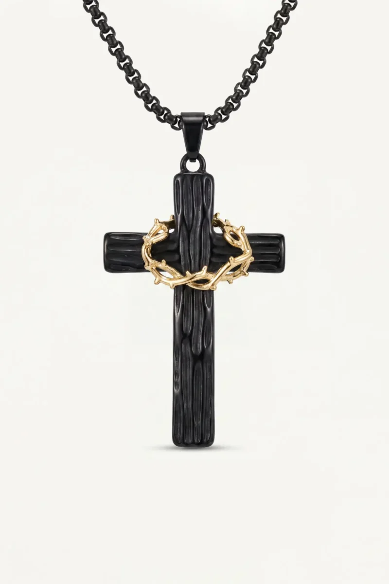 Crown of Victory – Christian Cross Necklace