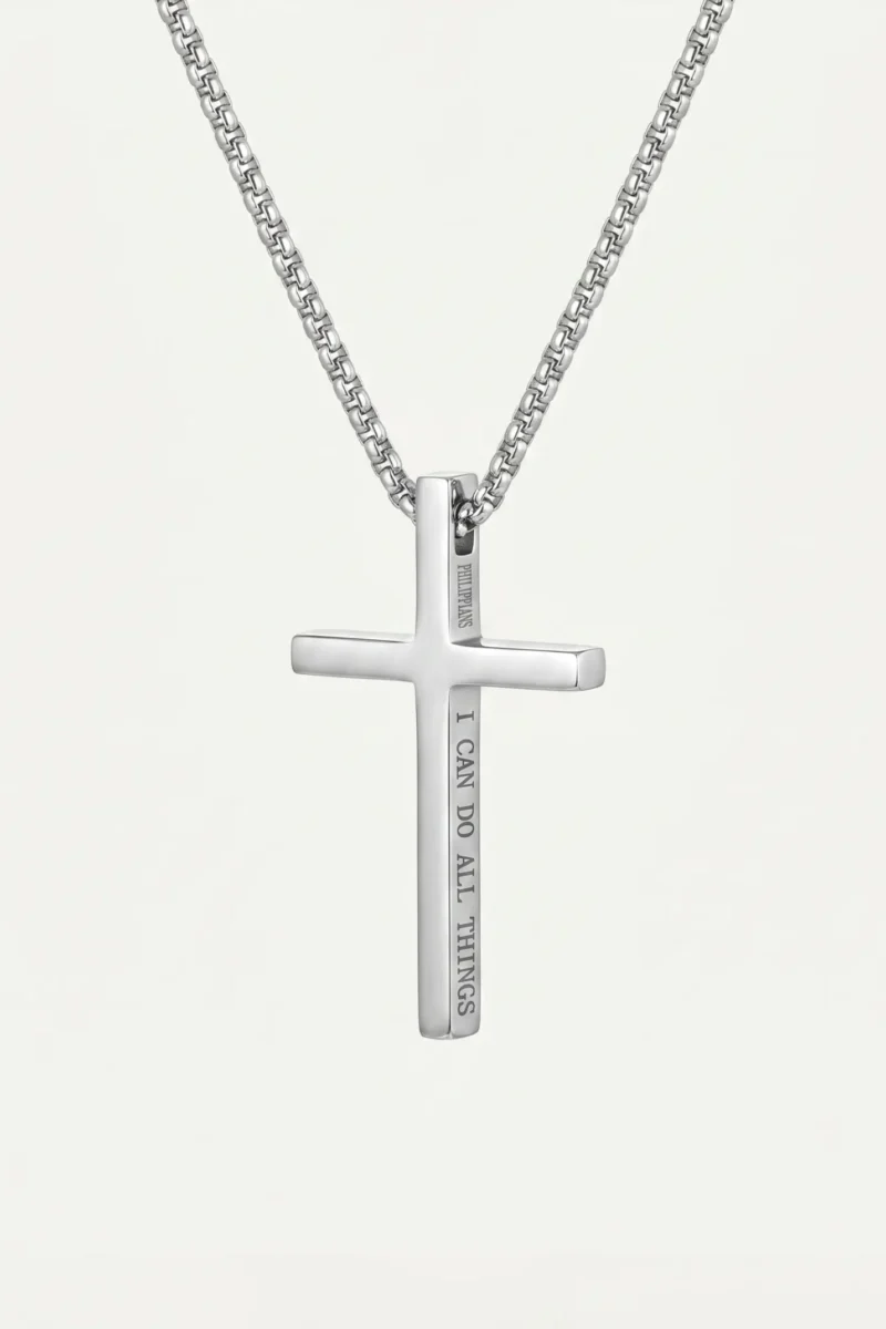 Strength Through Christ – Christian Cross Necklace